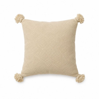Check Cushion Cover with Tassels – 40 x 40 cm