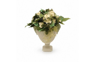 Bloemstuk in vaas Mystery Grey – 25 x 40 cm