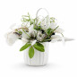 Old White flower arrangement with white accents Old White flower arrangement with white accents