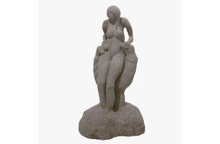 Sculptuur in zandsteen - Eddy Saman- Op Handen Gedragen