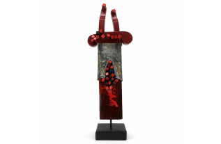 Sculptuur - Rafaël Gorsen - Totem Met Lood