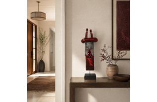 Sculptuur - Rafaël Gorsen - Totem Met Lood