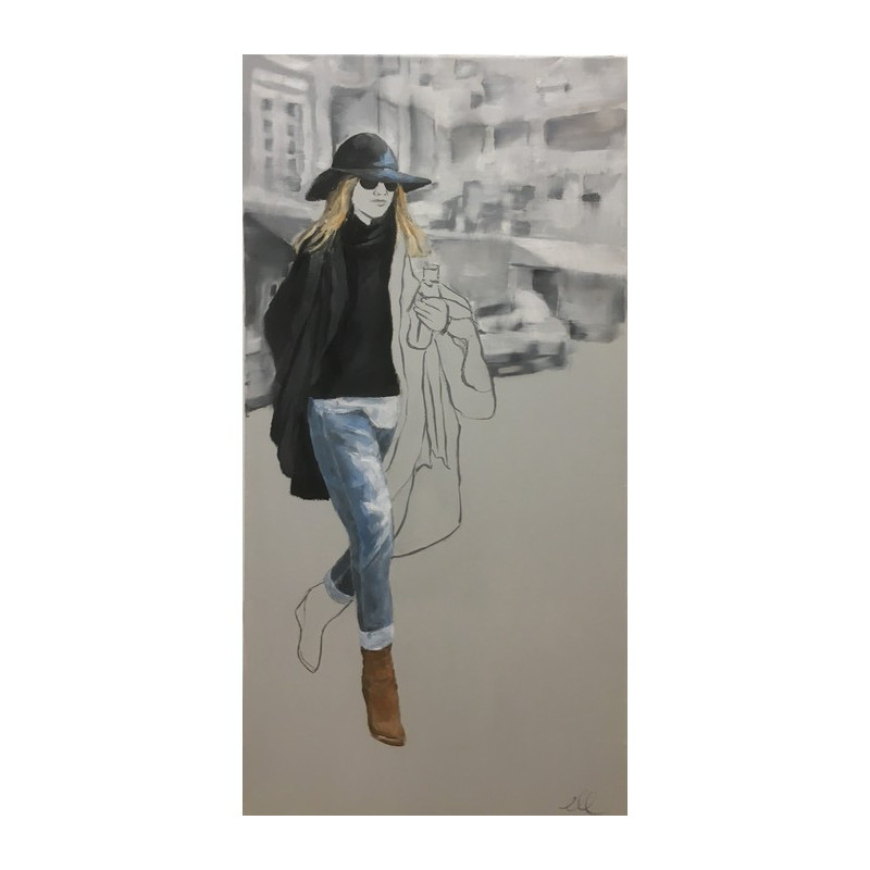 Streetwalk 1 - Paintings by Ell Mertens