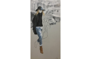 Streetwalk 1 - Paintings by Ell Mertens