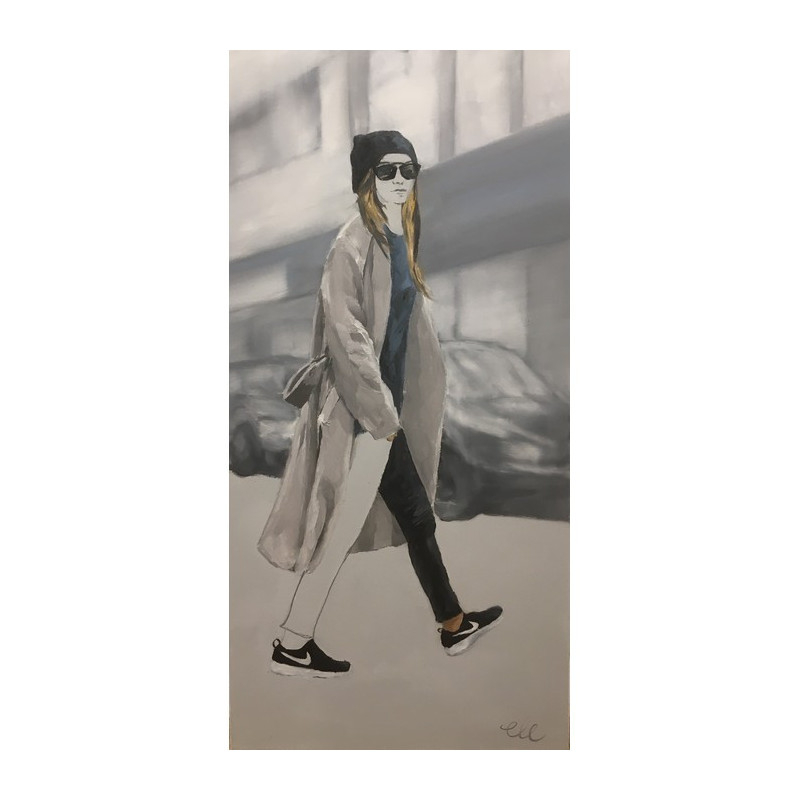 Streetwalk 3 - Paintings by Ell Mertens