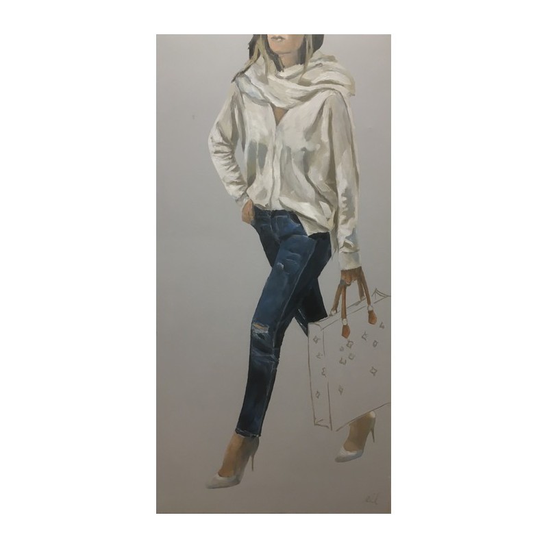 The bag 3 - Paintings by Ell Mertens