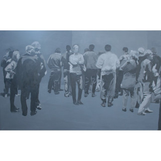 Paintings by Ell Mertens - Groep mensen Rijksmuseum