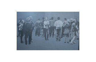 Paintings by Ell Mertens - Groep mensen Rijksmuseum