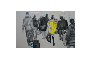 Schilderijen van Ell Mertens - Station Amsterdam