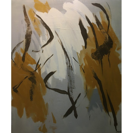 Paintings by Sef Berkers - Abstract Oker