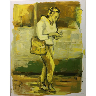 Paintings by Sef Berkers- Passer By Woman