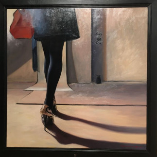 Peintures Roeland van der Kley- Black Cat