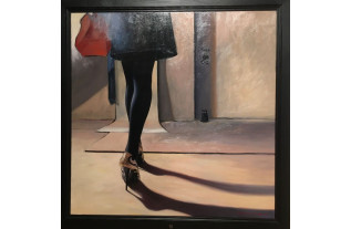 Paintings by Roeland van der Kley- Black Cat