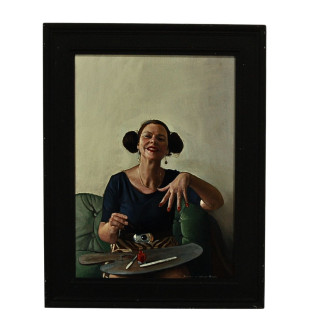 Paintings by Roeland van der Kley- Blij Met Rode Nagels