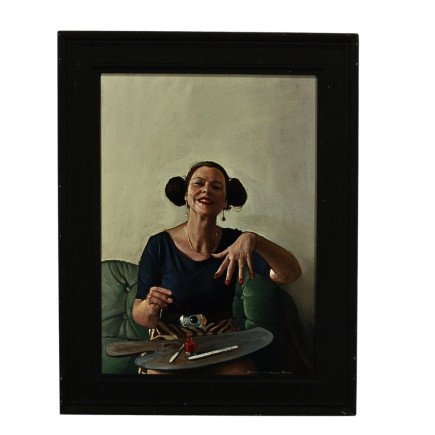 Peintures Roeland van der Kley- Blij Met Rode Nagels