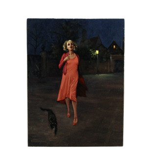 Paintings by Roeland van der Kley - De Diva In De Nacht