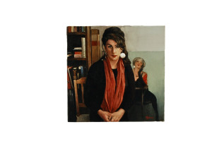 Peintures Roeland van der Kley - Vrouw Met Rode Sjaal