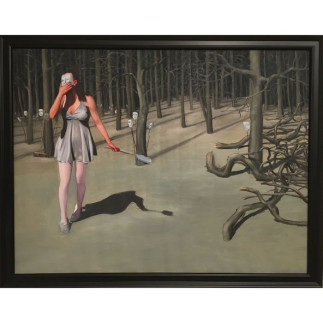 Paintings by Roeland van der Kley  - Vrouw Met Masker