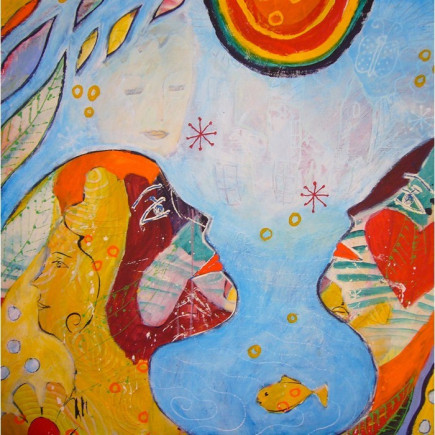 Paintings by Karin Toma - Up In The Sky