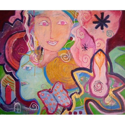 Paintings by Karin Toma - You Are The Sun And The Moon