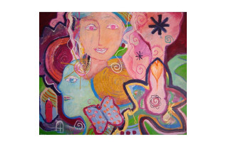 Peintures Karin Toma - You Are The Sun And The Moon