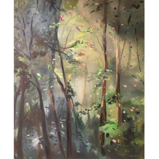 Paintings by Sylvia Frankena - Pinkleaves