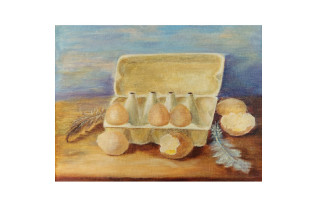 Paintings by Nicole Henderiks- Stilleven Met Eierdoos