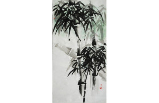 Peintures Sylvia Radius -  Bamboe Met Groene Wassing