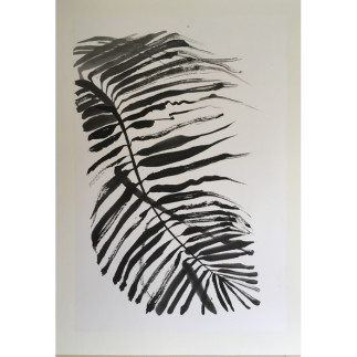 Palmblad 1 - Schilderijen van Sylvia Radius