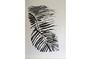 Palmblad 1 - Paintings by Sylvia Radius