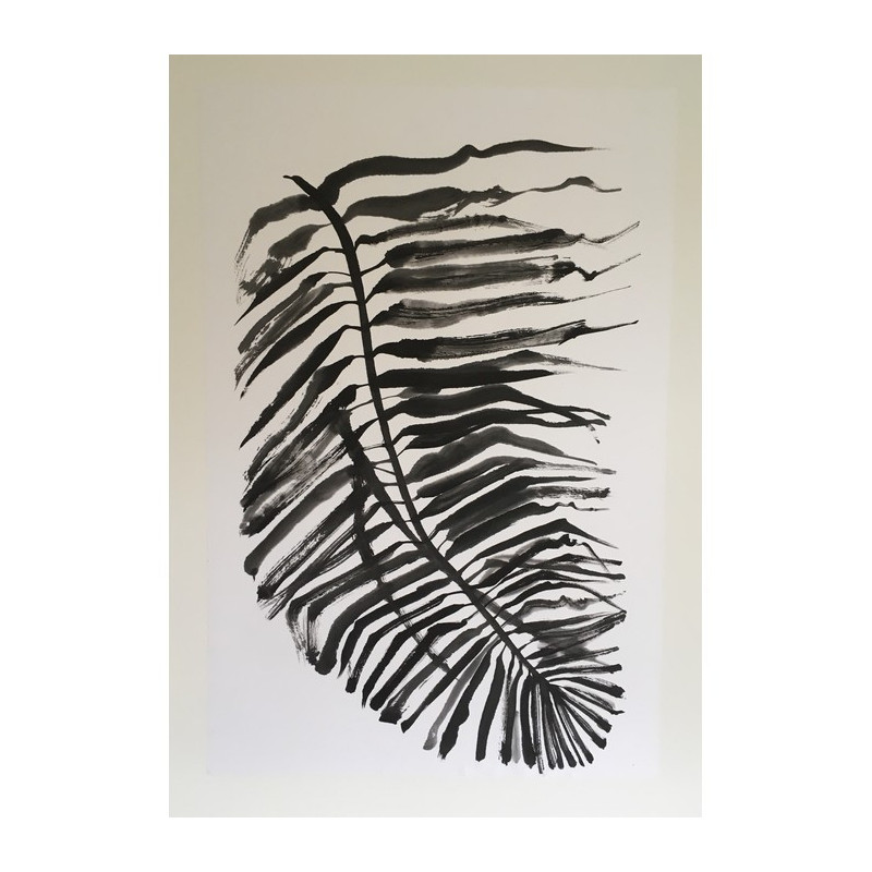 Palmblad 2 - Schilderijen van Sylvia Radius