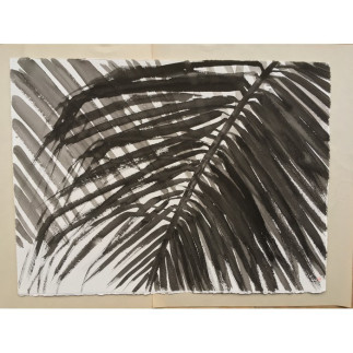 Palm 1 - Schilderijen van Sylvia Radius
