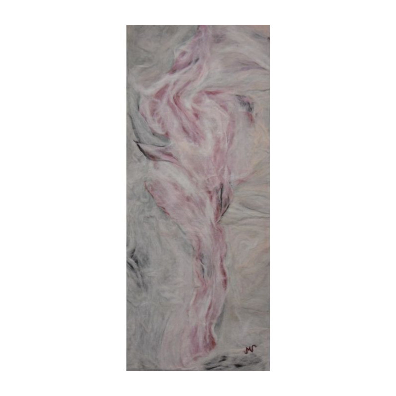 Marian Verdonk creates wool paintings - Fluid Feminity.