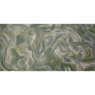 Marian Verdonk creates wool paintings - Green Marble