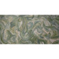 Marian Verdonk crée des peintures en laine- Green Marble Marian Verdonk crée des peintures en laine- Green Marble