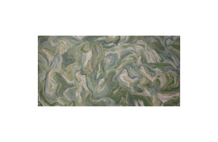 Marian Verdonk creates wool paintings - Green Marble