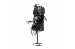 Mini-paspop met bloemen – 42 x 20 x 15 cm