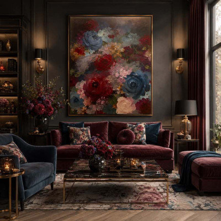 Bloemen 19 - Paintings by Irene Sijnesael