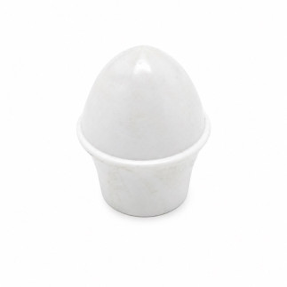 finial caferod for curtain rod 13 mm color white per piece
