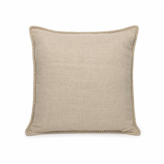 Wollen kussenhoes crème 40 x 40 cm