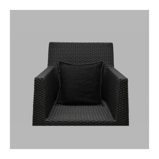 Wollen kussenhoes bruin 40 x 40 cm