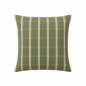 Housse de coussin à carreaux verte 40 x 40 cm Housse de coussin à carreaux verte 40 x 40 cm
