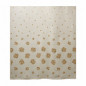 Voile ecru met bloemen