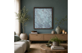 Œuvre en technique mixte – ‘Copper Sea.’ – Nigel Bakker