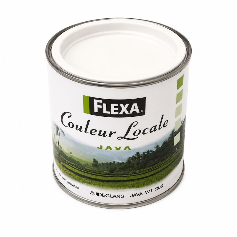 Flexa Couleur Locale Satin Paint Java Wit - 250 ml