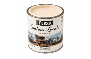 flexa couleur locale satijn 250 ml nepal zacht grijs