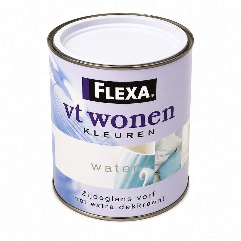 Peinture satinée Flexa VT Wonen Water - 0,75 litre
