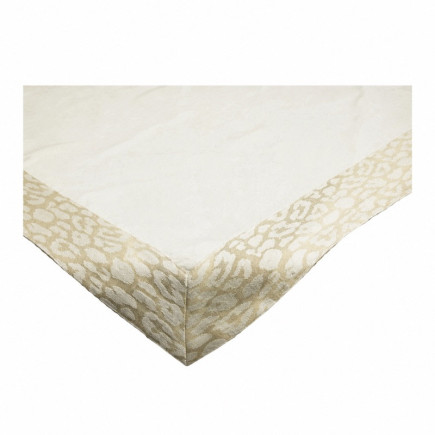 Topkleedje met panterrand – 90 × 90 cm