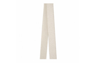 Wit naaibaar klittenband lus met een breedte van 20 mm