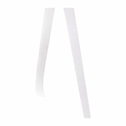 White self-adhesive hook tape measuring 20 mm wide